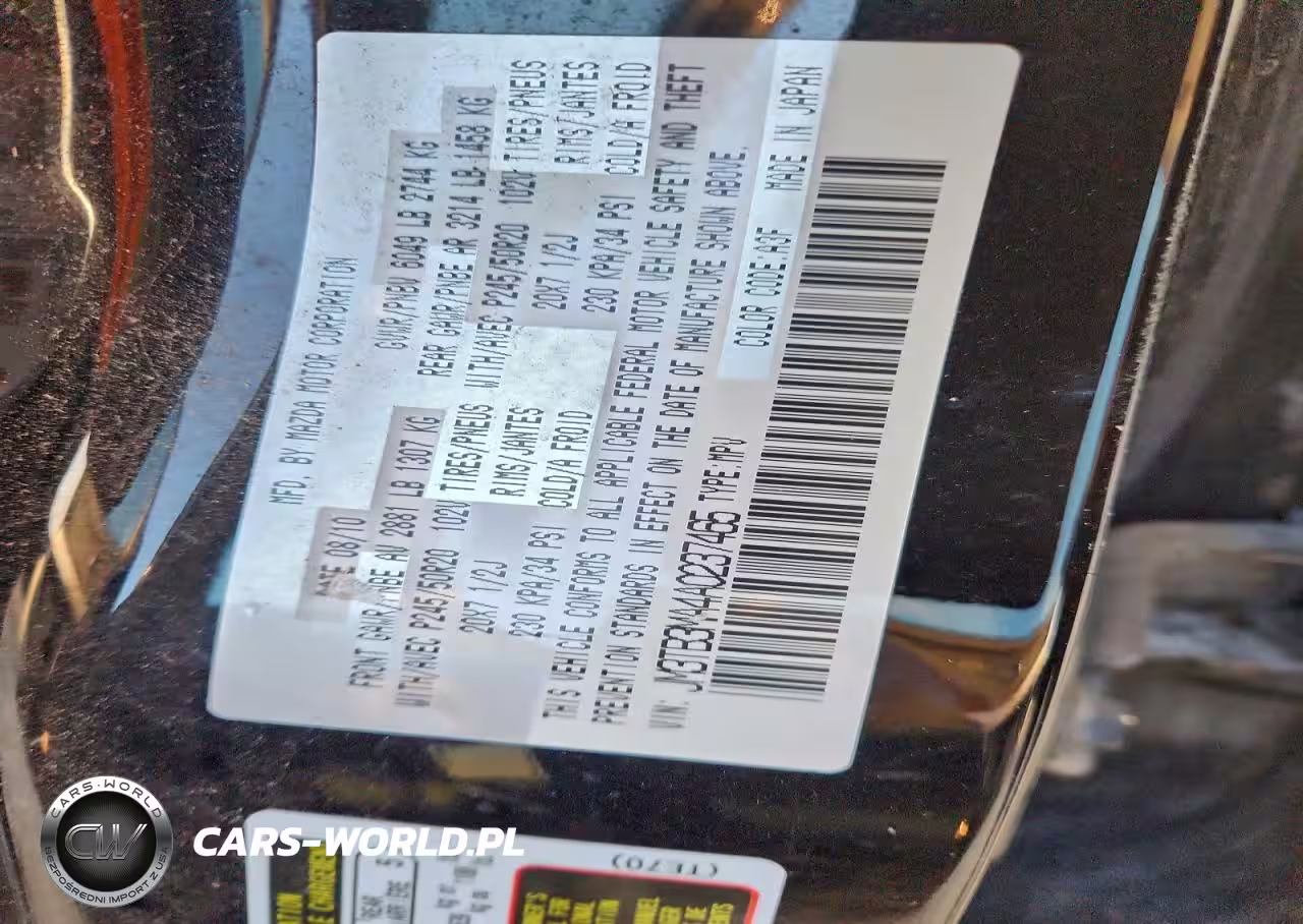 2010 Mazda Cx-9 VIN:JM3TB3MA4A0237465 - 13
