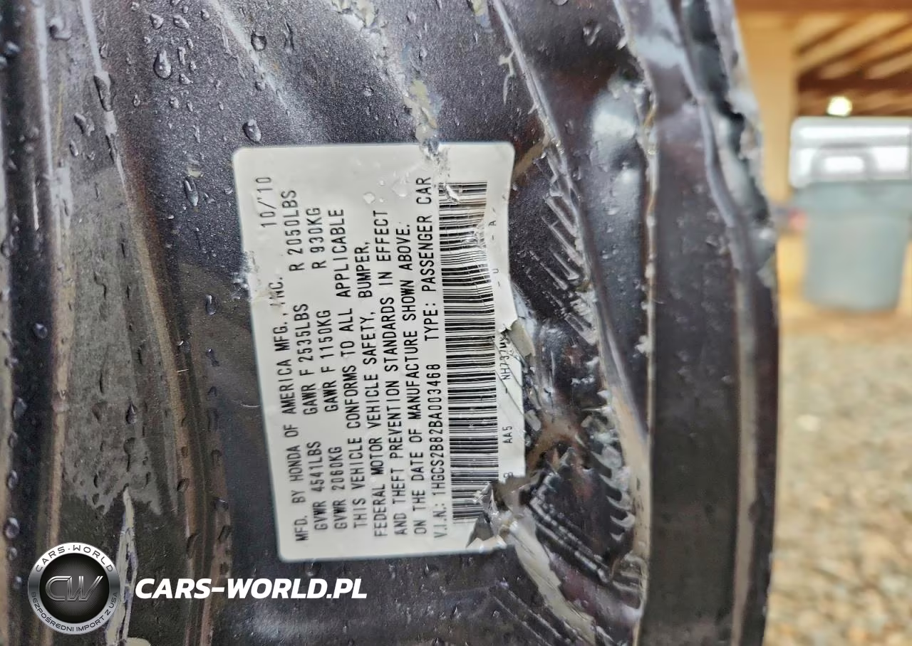2011 Honda Accord Exl VIN:1HGCS2B82BA003468 - 12