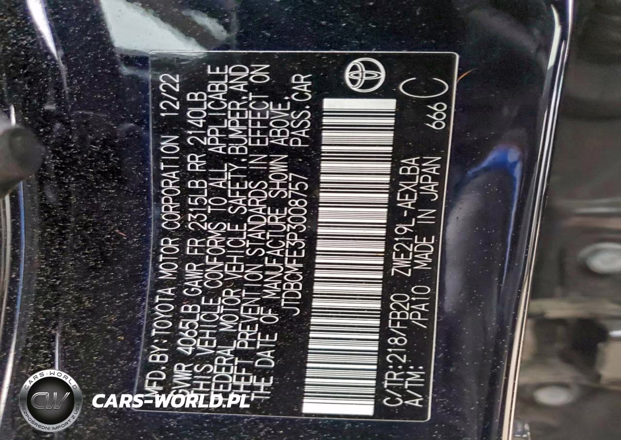 2023 Toyota Corolla Hybrid Le VIN:JTDBCMFE3P3008757 - 12