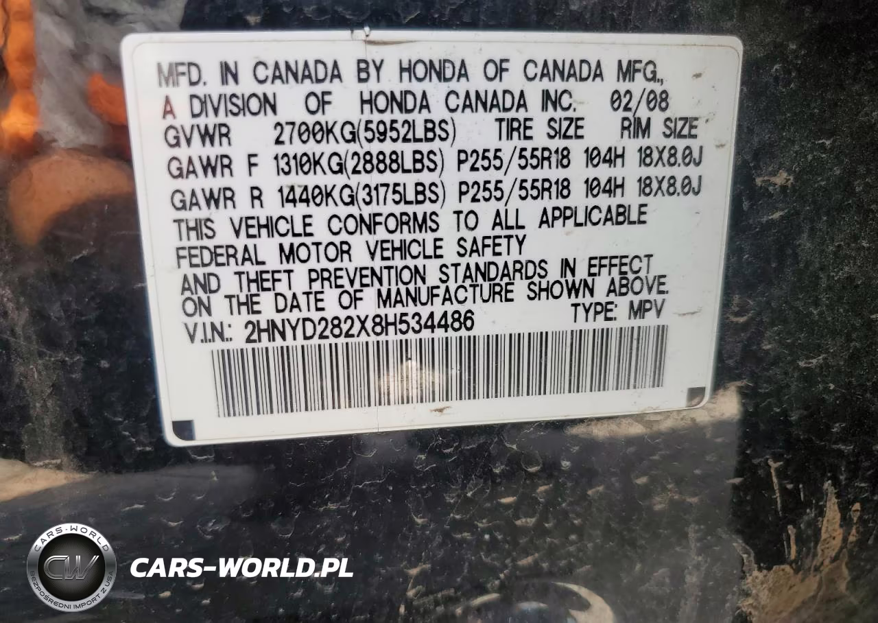 2008 Acura Mdx VIN:2HNYD282X8H534486 - 25