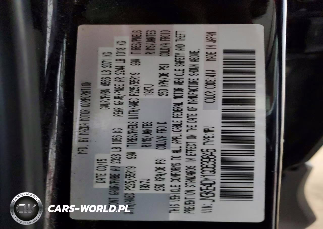 2016 Mazda Cx-5 Gt VIN:JM3KE4DY1G0639846 - 13