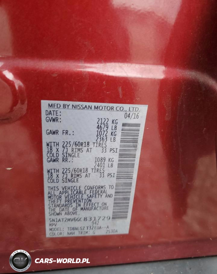 2016 Nissan Rogue S VIN:5N1AT2MV6GC831729 - 14