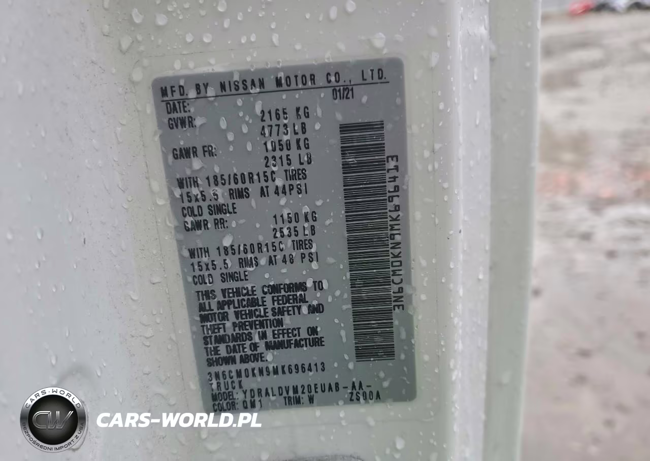2021 Nissan Nv200 2.5S VIN:3N6CM0KN9MK696413 - 13