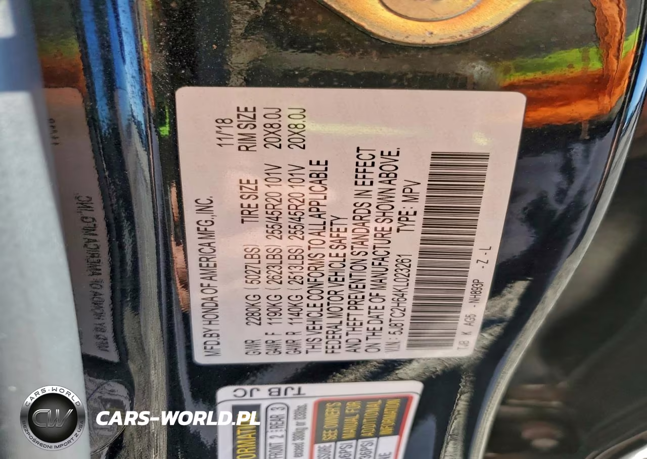 2019 Acura Rdx A-Spec VIN:5J8TC2H64KL023261 - 14