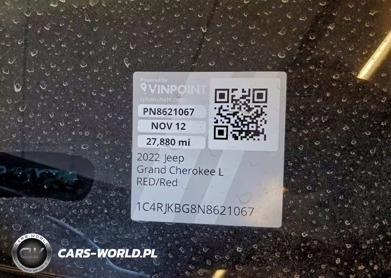 2022 Jeep Grand Cher VIN:NCS107455 - 13