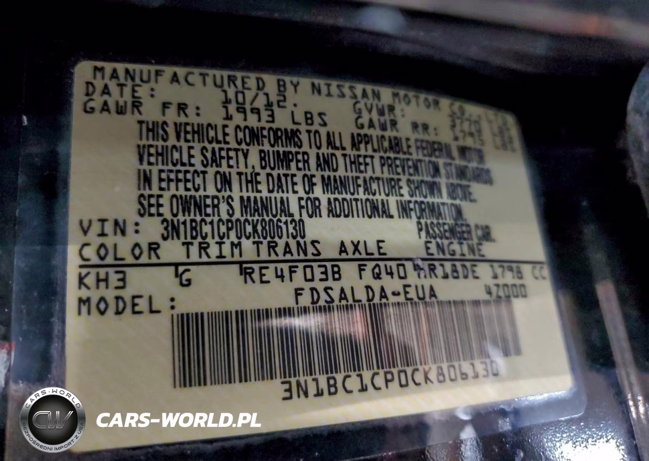 2012 Nissan Versa S VIN:3N1BC1CP0CK806130 - 12