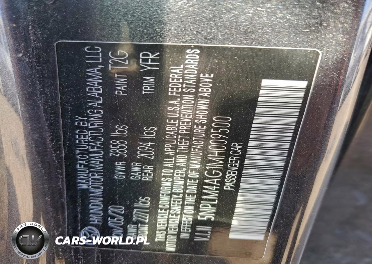 2021 Hyundai Elantra Sel VIN:5NPLM4AG1MH009500 - 12