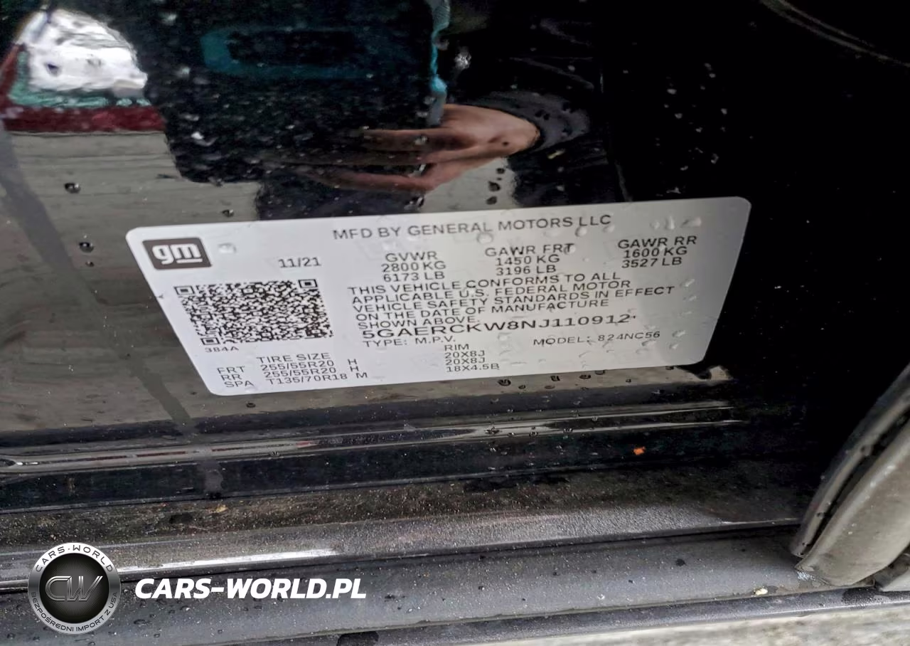 2022 Buick Enclave Premium VIN:5GAERCKW8NJ110912 - 12