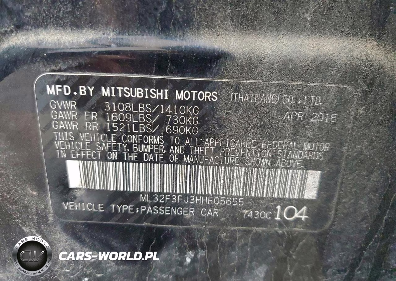 2017 Mitsubishi Mirage G4 Es VIN:ML32F3FJ3HHF05655 - 12