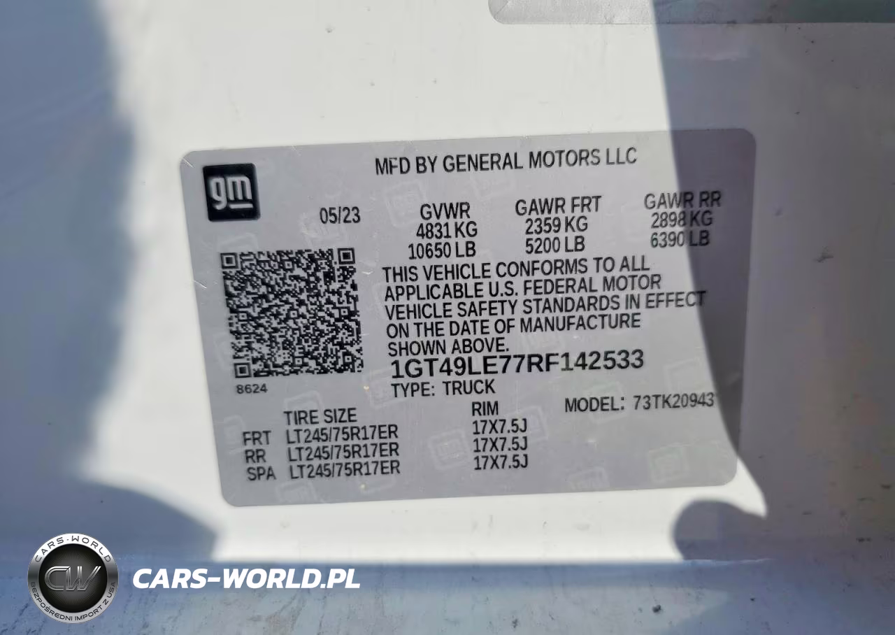 2024 GMC Sierra K2500 Heavy Duty VIN:1GT49LE77RF142533 - 12