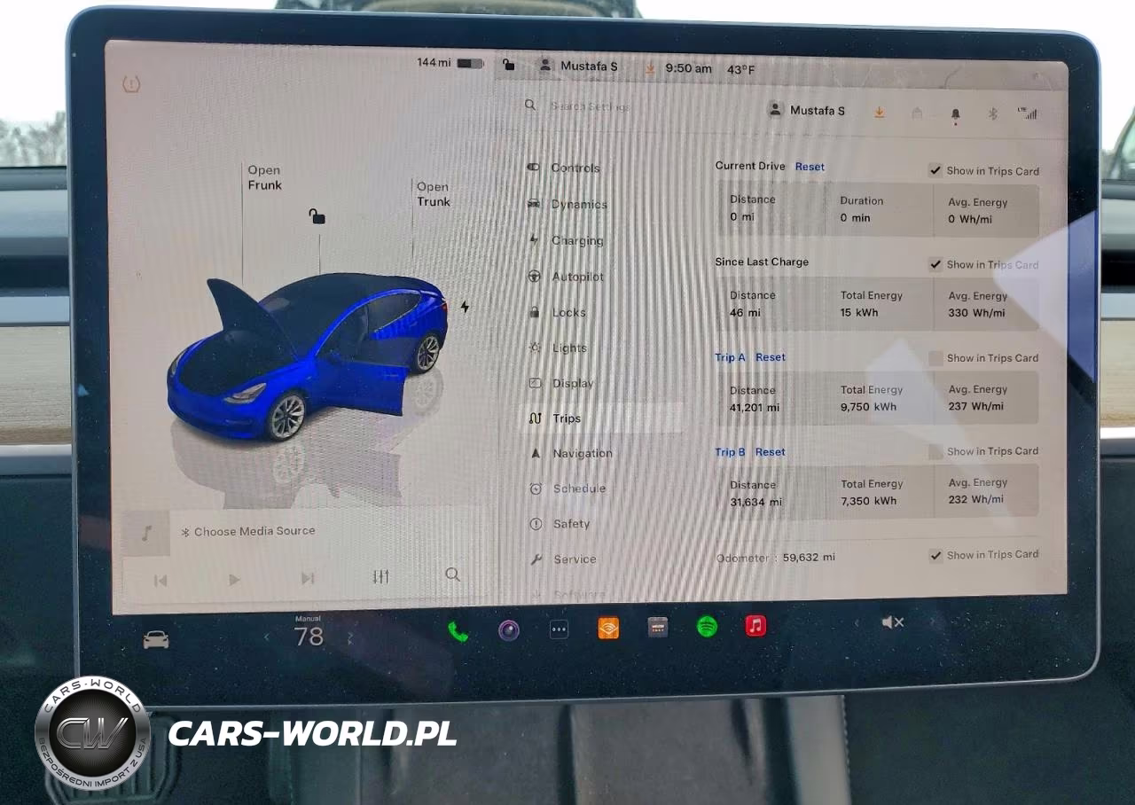 2022 Tesla Model 3 VIN:5YJ3E1EA0NF187366 - 9
