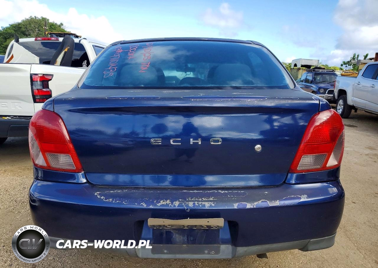 2000 Toyota Echo VIN:JTDBT1231Y0049555 - 6