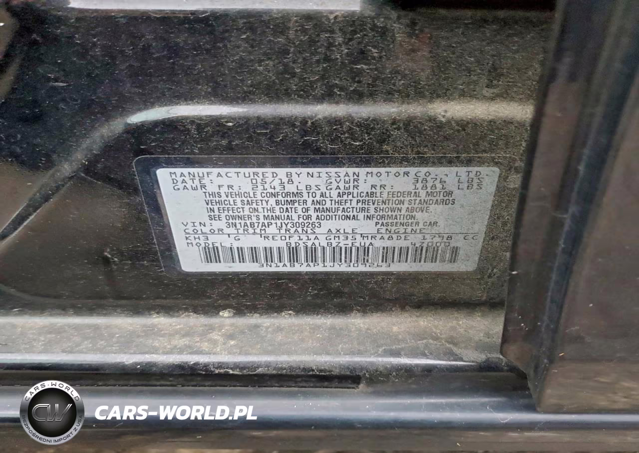 2018 Nissan Sentra S VIN:3N1AB7AP1JY309263 - 12