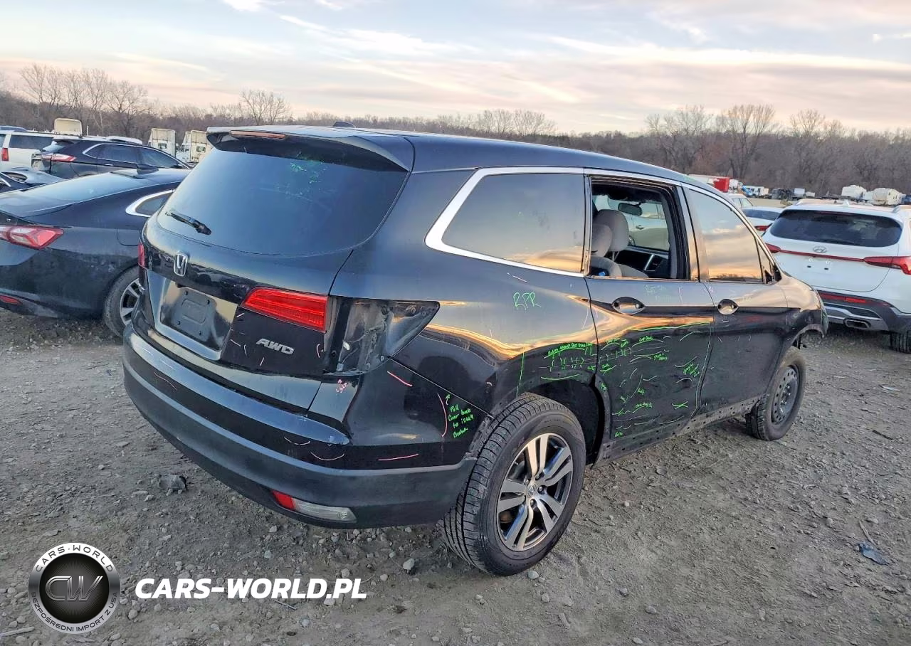 2017 Honda Pilot Ex VIN:5FNYF6H37HB058638 - 3