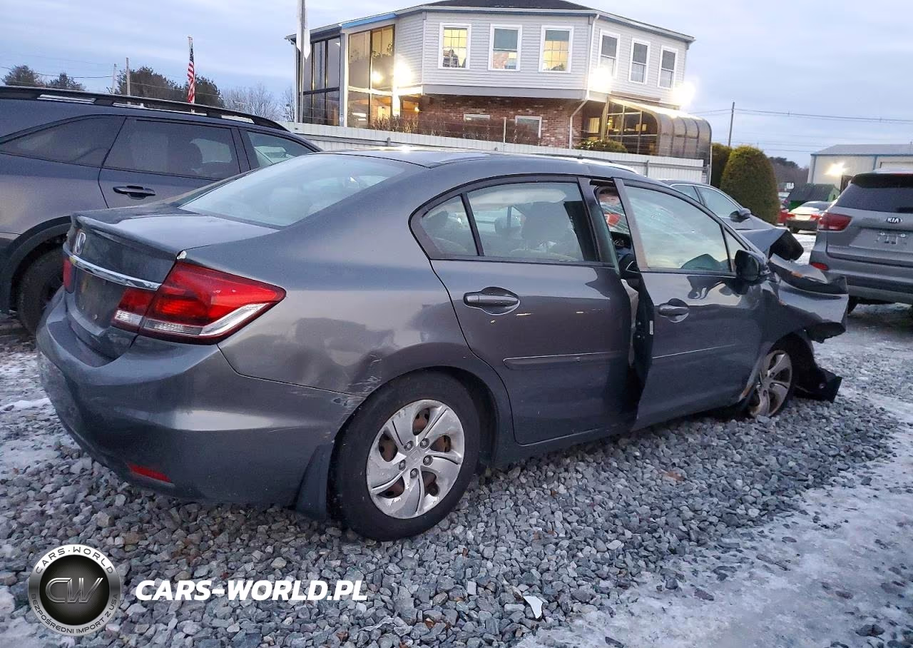 2013 Honda Civic Lx VIN:2HGFB2F58DH569507 - 3