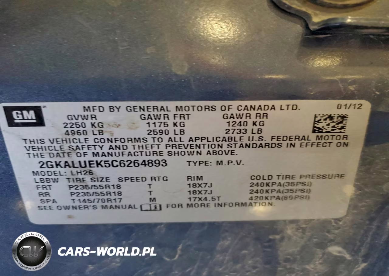 2012 GMC Terrain Slt VIN:2GKALUEK5C6264893 - 12