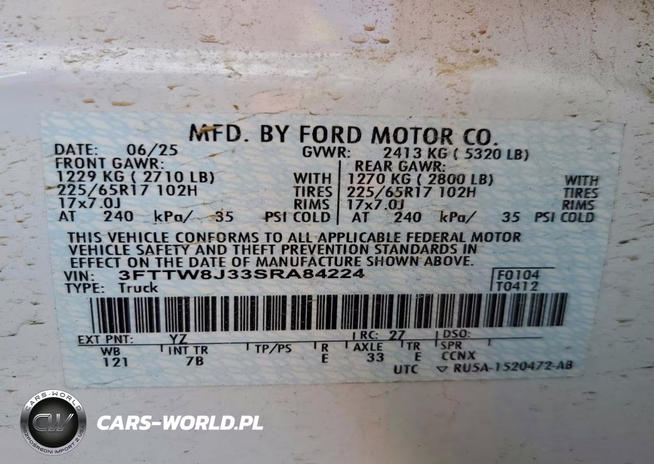 2025 Ford Maverick Xlt VIN:3FTTW8J33SRA84224 - 12