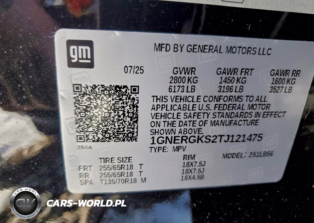 2026 Chevrolet Traverse Lt VIN:1GNERGKS2TJ121475 - 13