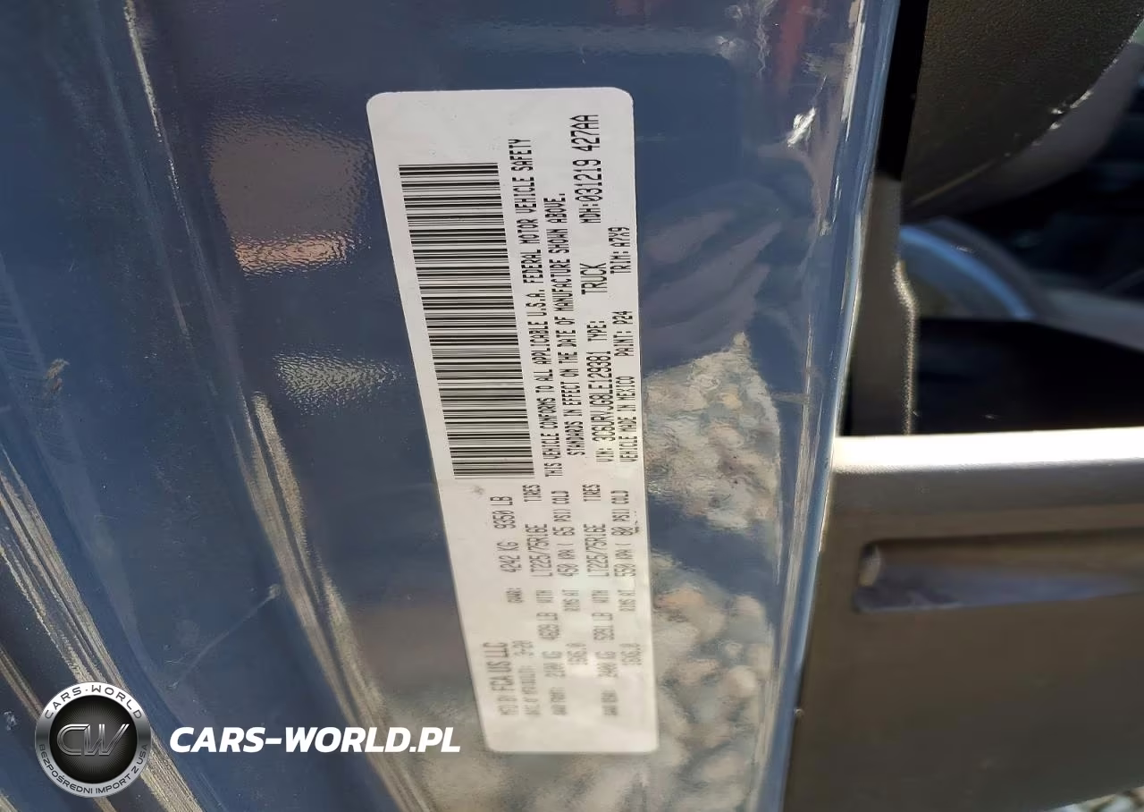 2020 Ram Promaster 3500 Delivery Van VIN:3C6URVJG8LE129381 - 13