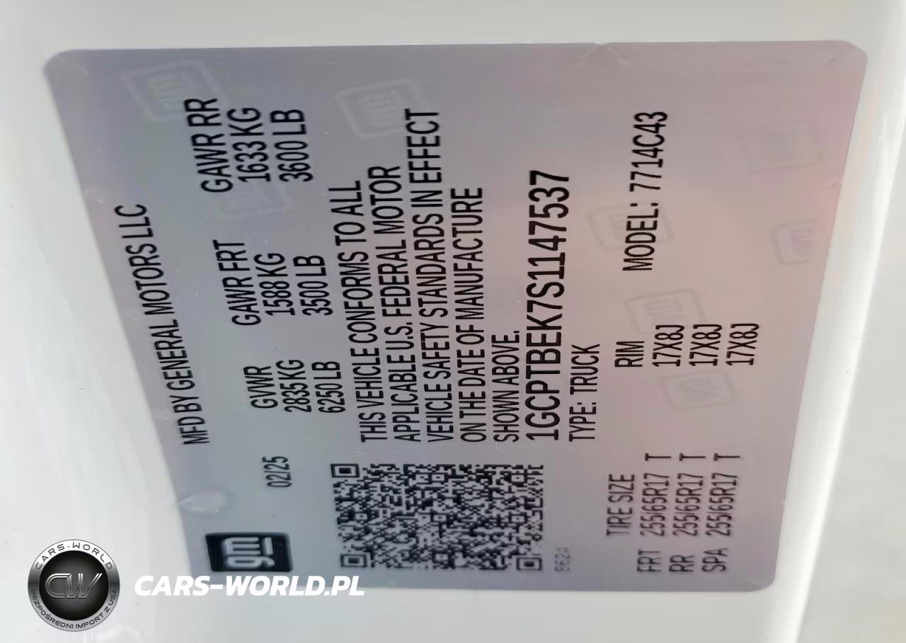 2025 Chevrolet Colorado VIN:1GCPTBEK7S1147537 - 12