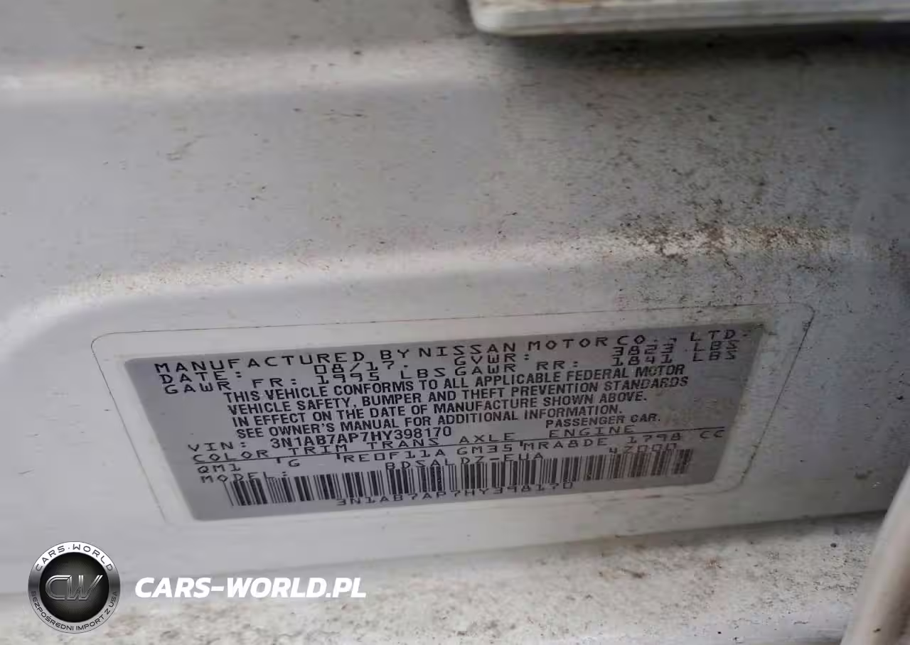 2017 Nissan Sentra S VIN:3N1AB7AP7HY398170 - 13