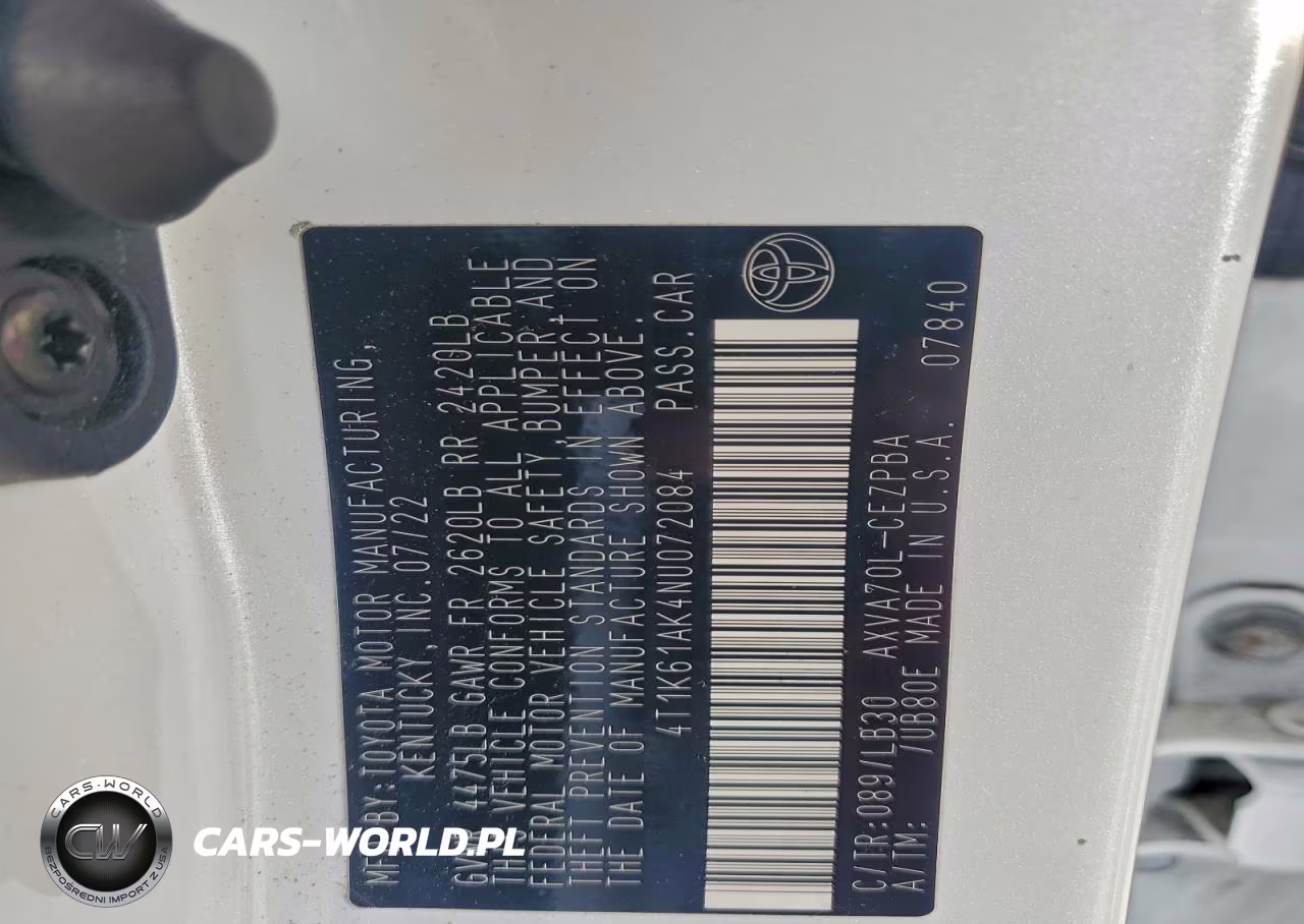 2022 Toyota Camry Xse VIN:4T1K61AK4NU072084 - 13