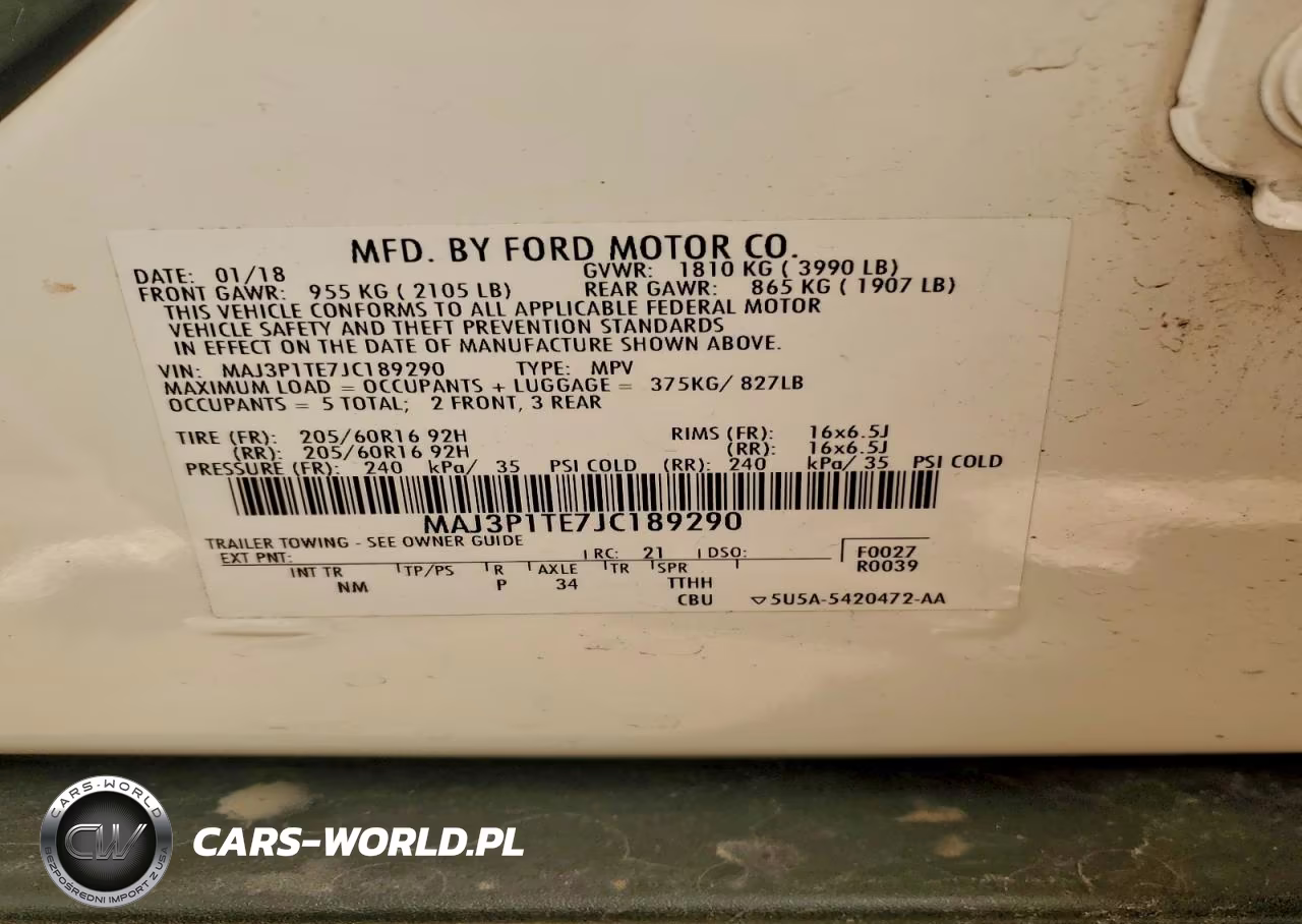 2018 Ford Ecosport Se VIN:MAJ3P1TE7JC189290 - 14