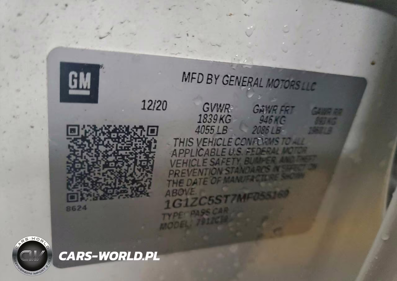 2021 Chevrolet Malibu Ls VIN:1G1ZC5ST7MF055169 - 12