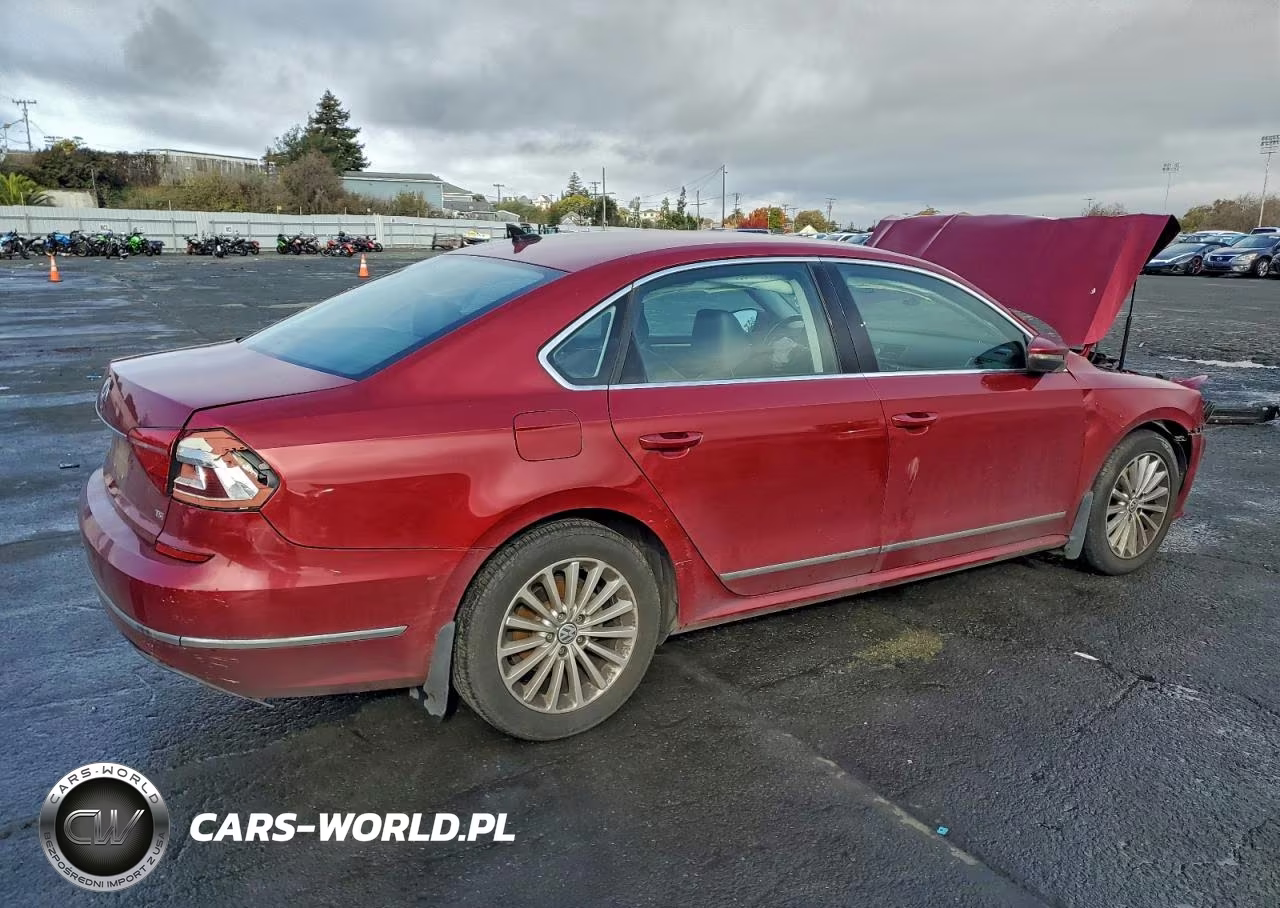 2016 Volkswagen Passat Se VIN:1VWBT7A39GC016043 - 3