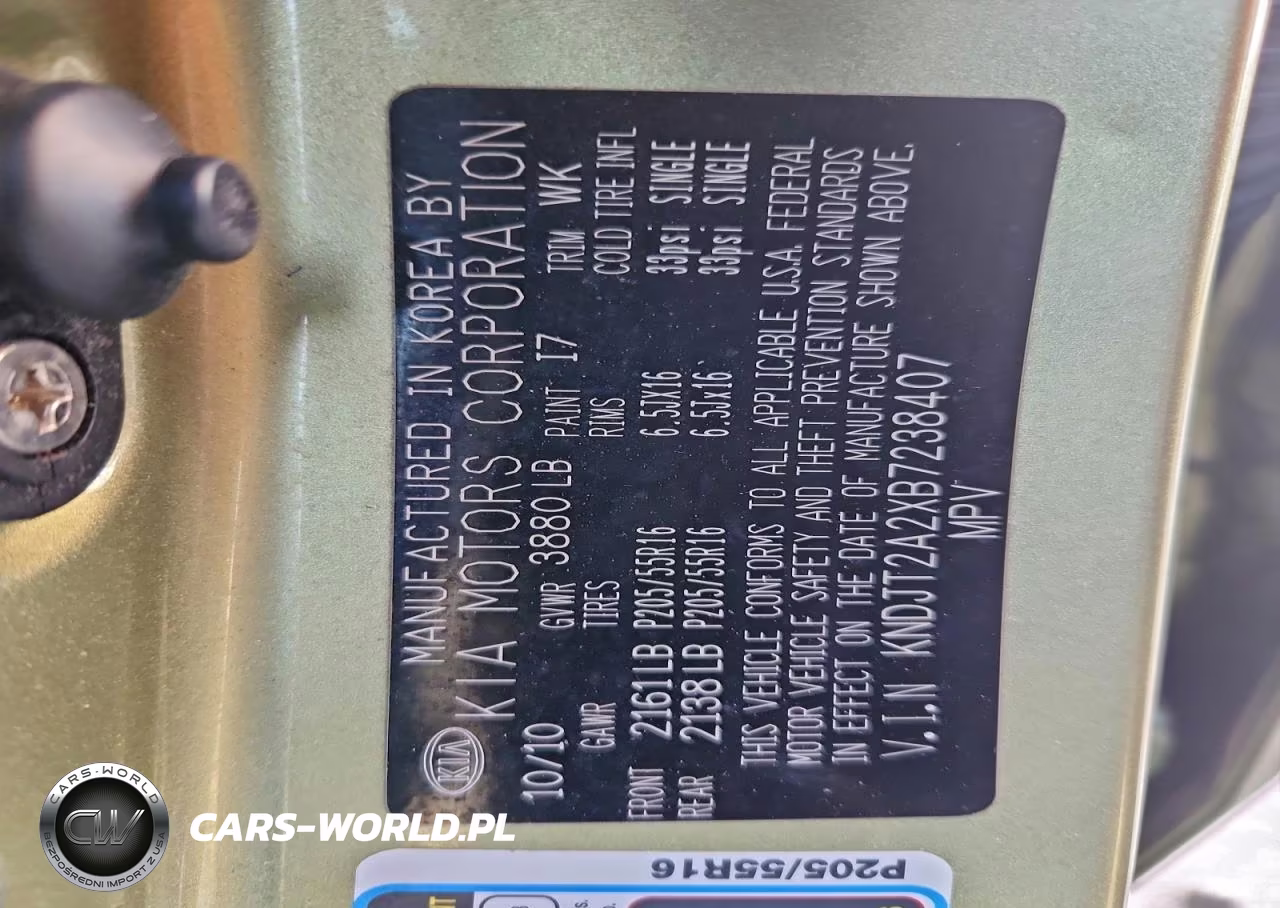 2011 Kia Soul + VIN:KNDJT2A2XB7238407 - 14