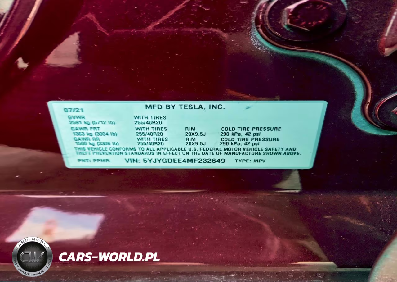 2021 Tesla Model Y VIN:5YJYGDEE4MF232649 - 13