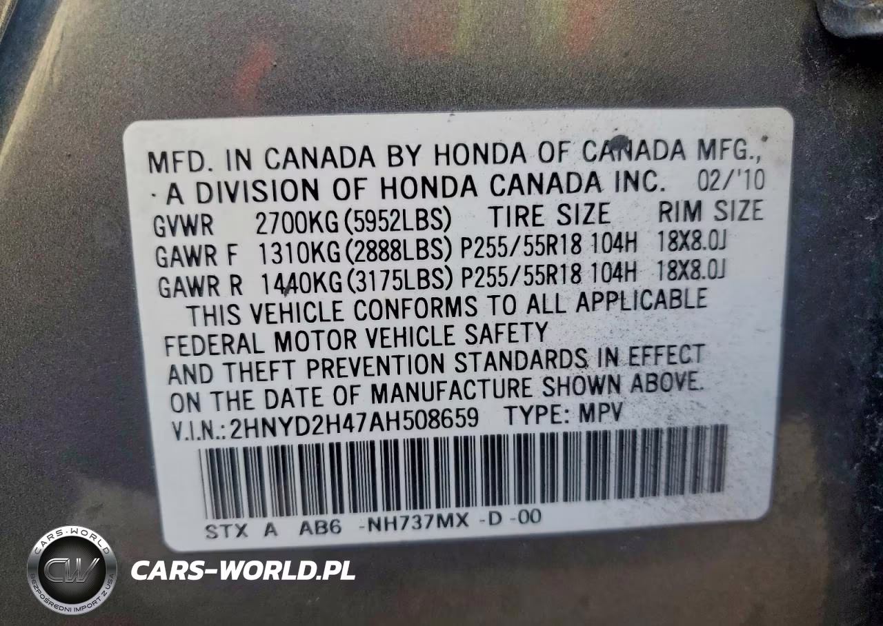 2010 Acura Mdx Technology VIN:2HNYD2H47AH508659 - 14