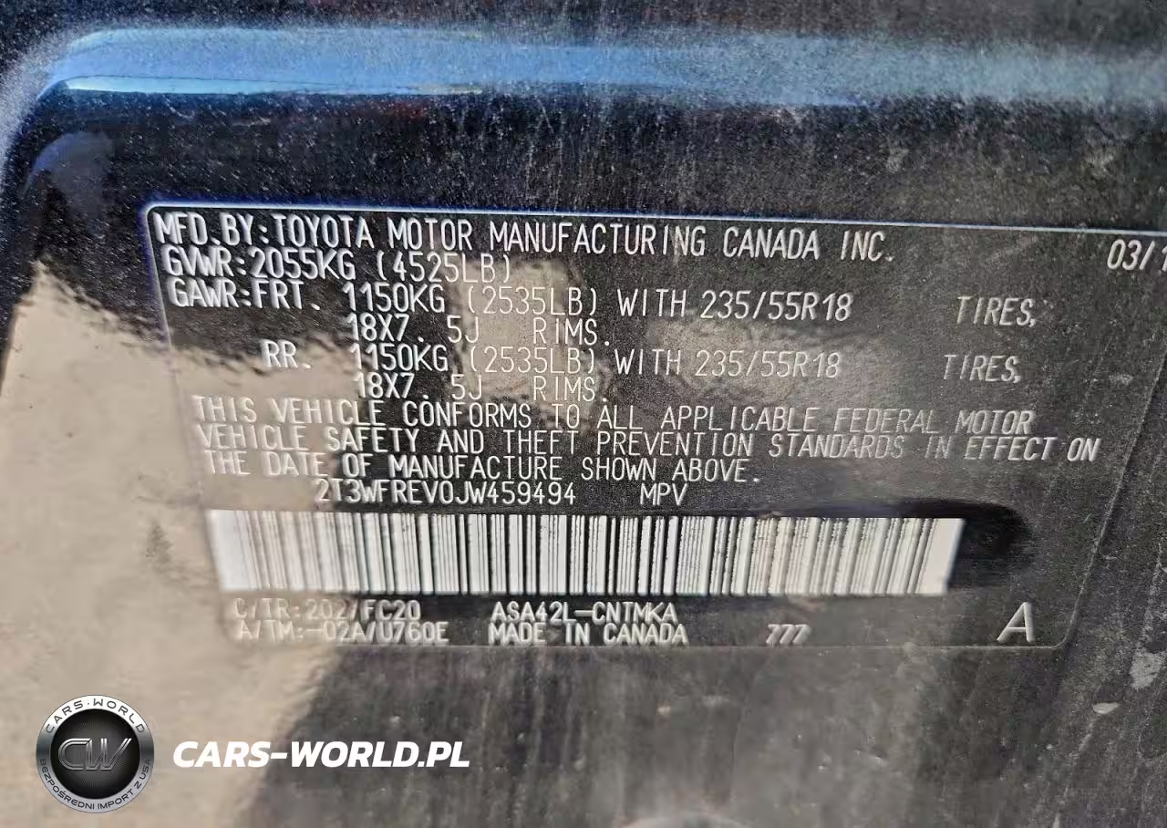 2018 Toyota Rav4 Adventure VIN:2T3WFREV0JW459494 - 13