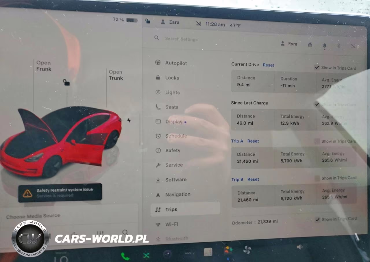 2022 Tesla Model 3 Rear-Wheel Drive VIN:5YJ3E1EA8NF320665 - 9