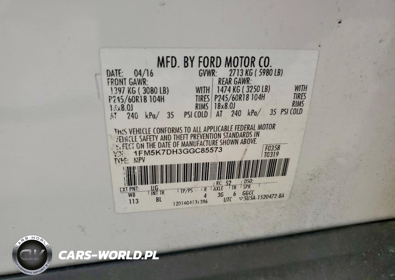 2016 Ford Explorer Xlt VIN:1FM5K7DH3GGC85573 - 13