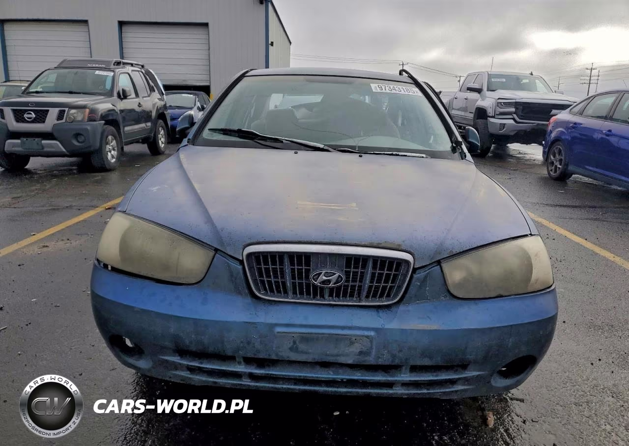2001 Hyundai Elantra Gls VIN:KMHDN45D21U205380 - 5