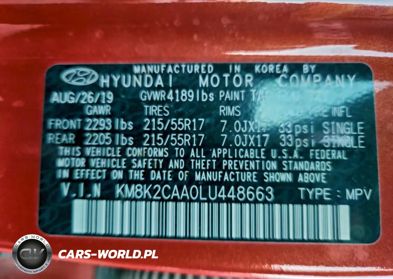 2020 Hyundai Kona Sel VIN:KM8K2CAA0LU448663 - 12