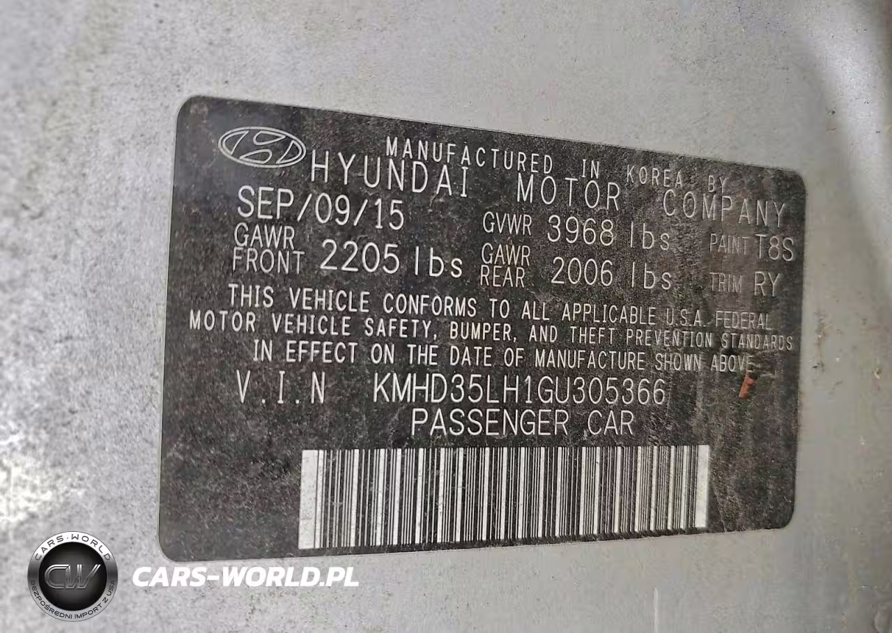 2016 Hyundai Elantra Gt VIN:KMHD35LH1GU305366 - 12