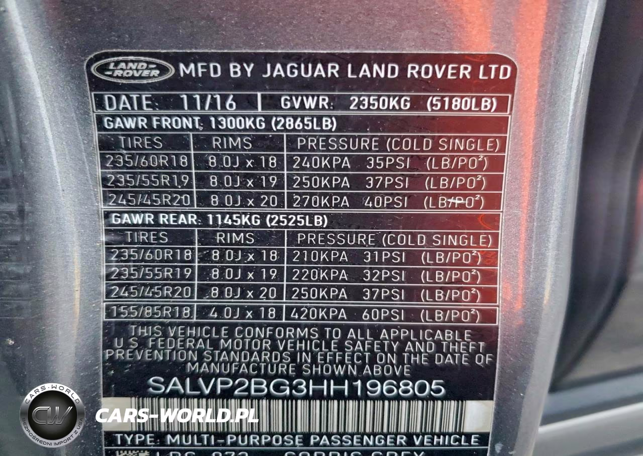 2017 Land Rover Range Rover Evoque Se VIN:SALVP2BG3HH196805 - 14