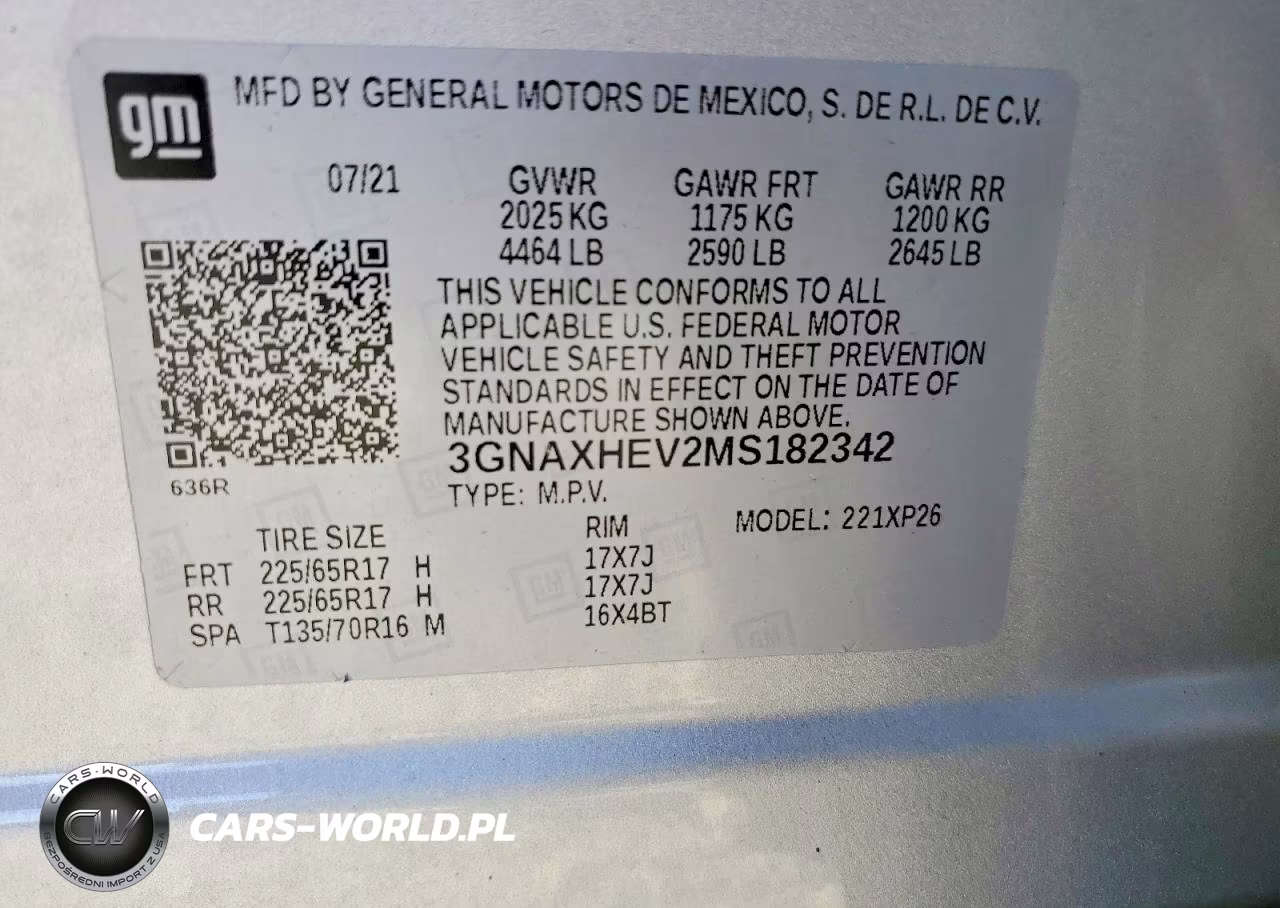 2021 Chevrolet Equinox Ls VIN:3GNAXHEV2MS182342 - 12