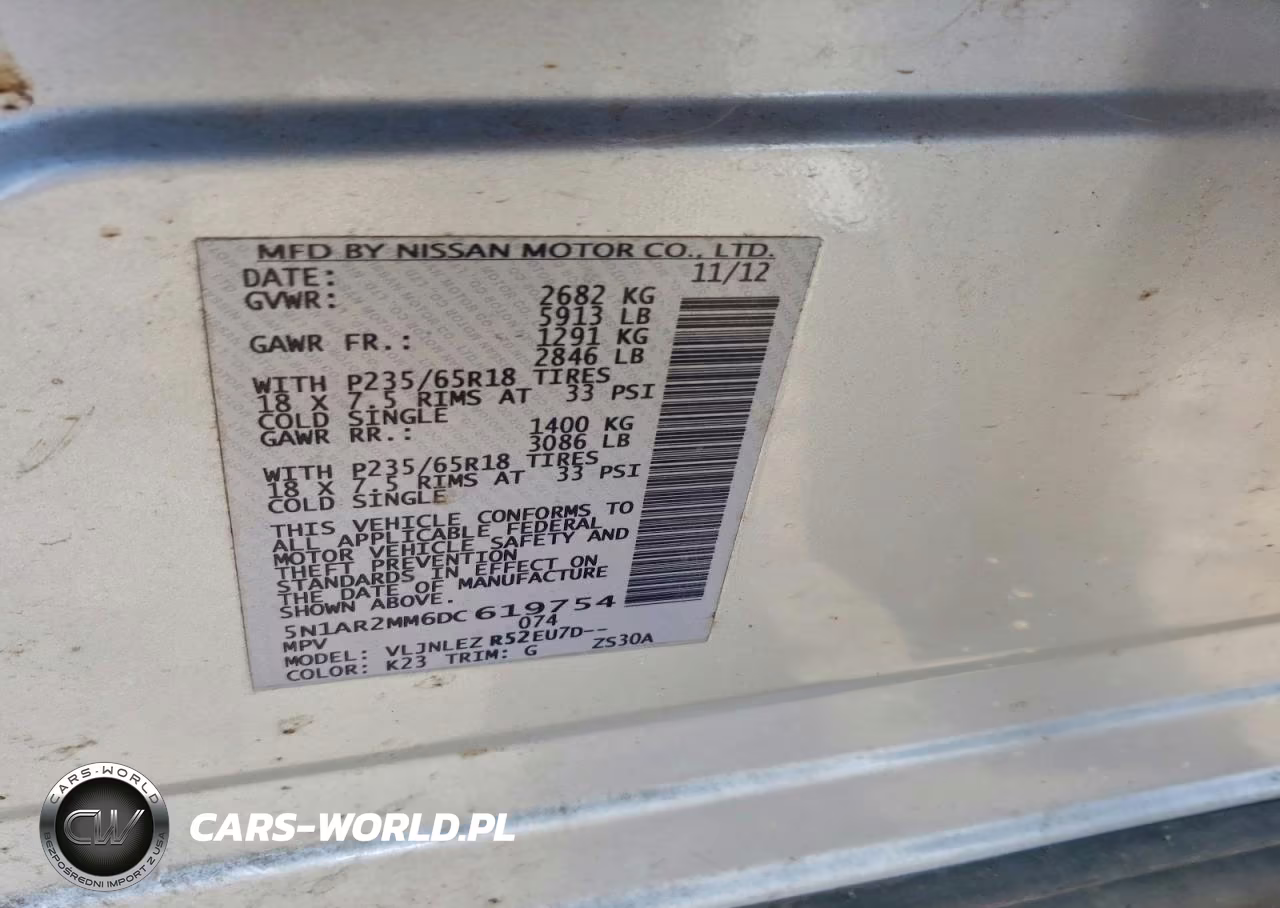 2013 Nissan Pathfinder S VIN:5N1AR2MM6DC619754 - 14