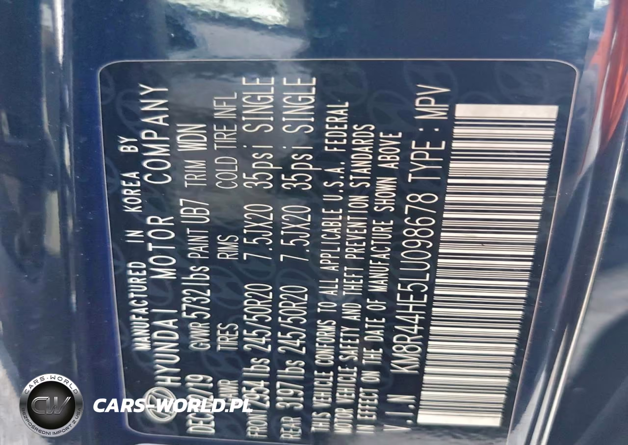 2020 Hyundai Palisade Sel VIN:KM8R44HE5LU098678 - 13