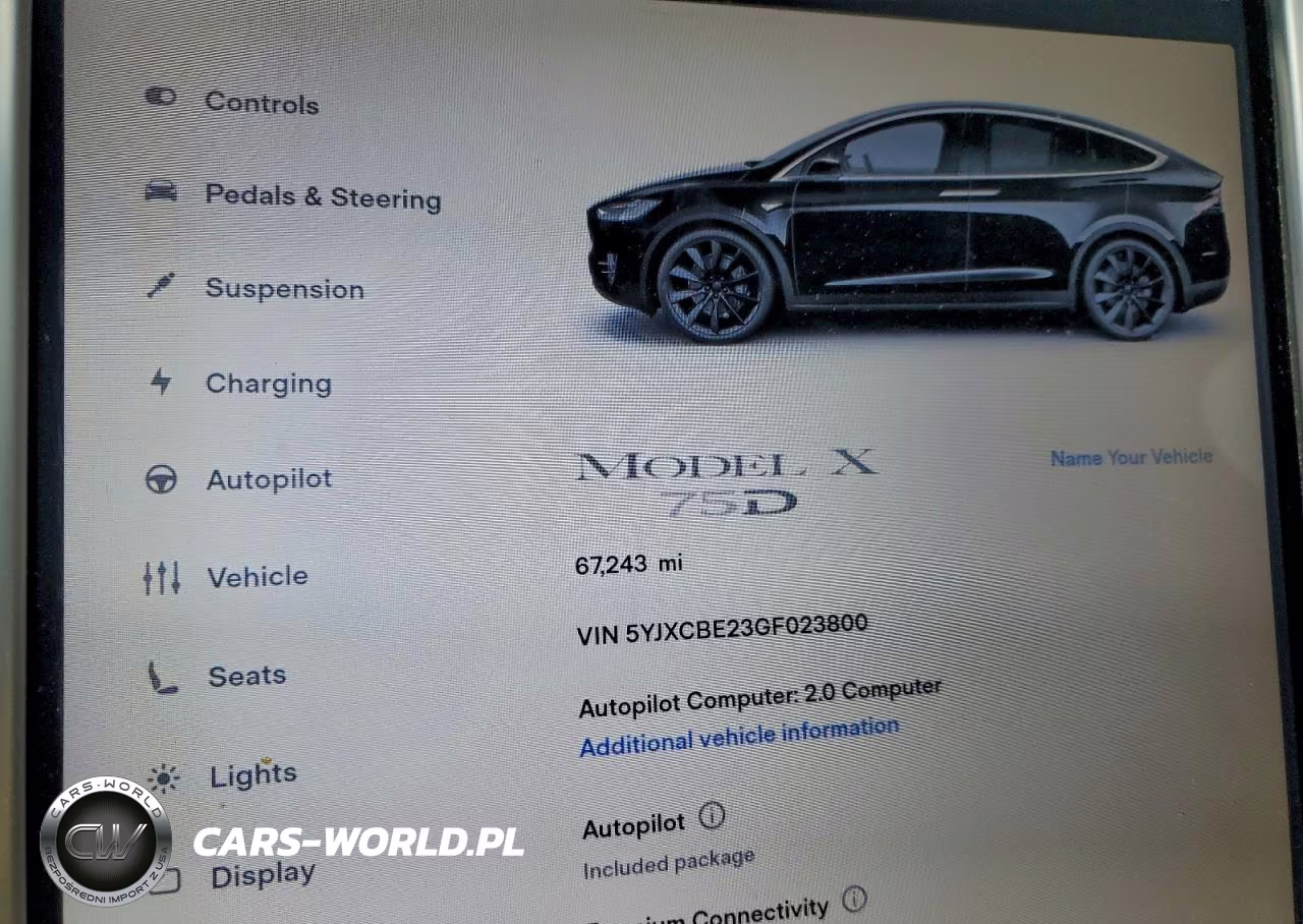 2016 Tesla Model X VIN:5YJXCBE23GF023800 - 9