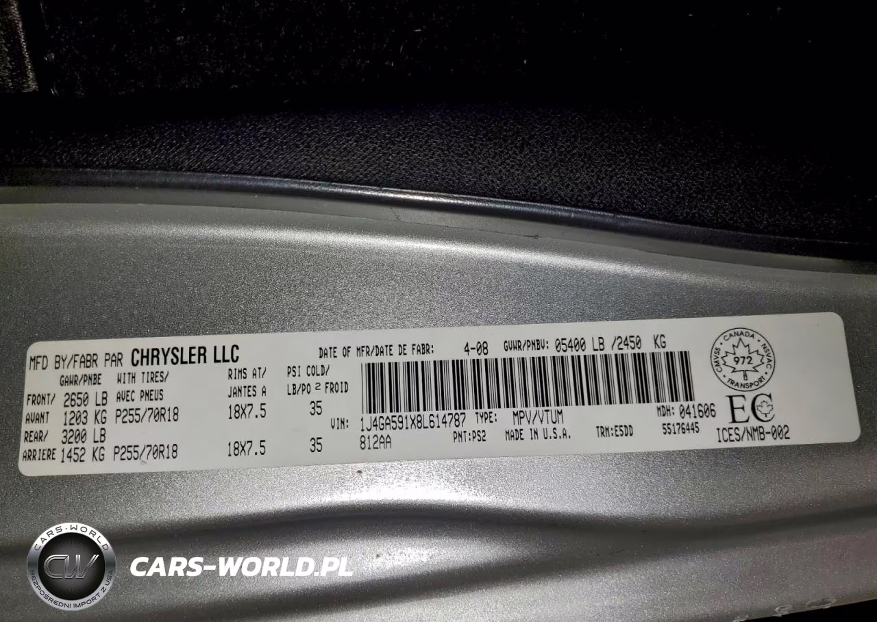2008 Jeep Wrangler Unlimited Sahara VIN:1J4GA591X8L614787 - 13