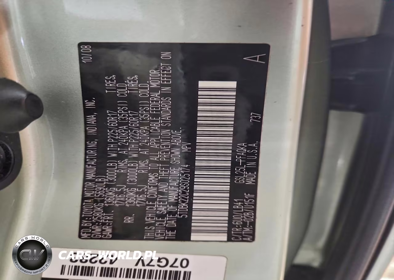 2009 Toyota Sienna Limited VIN:5TDBK22C29S025174 - 13