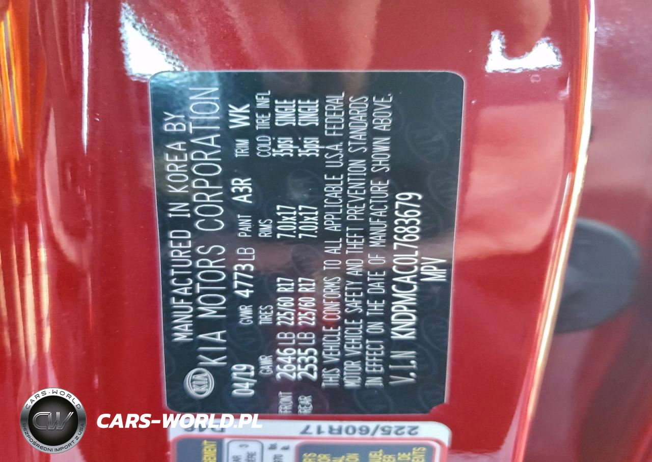 2020 Kia Sportage VIN:KNDPMCAC0L7683679 - 13