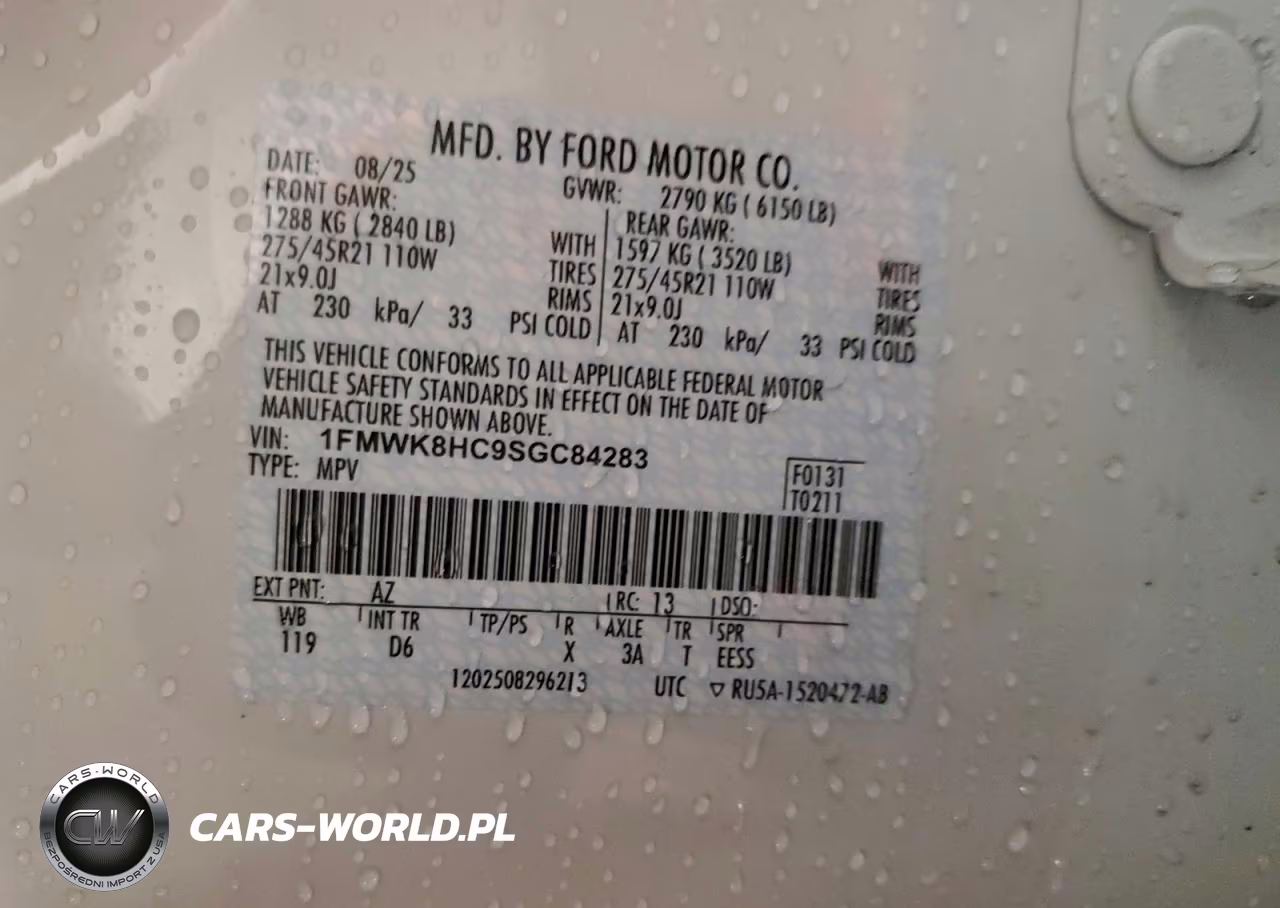 2025 Ford Explorer Platinum VIN:1FMWK8HC9SGC84283 - 13