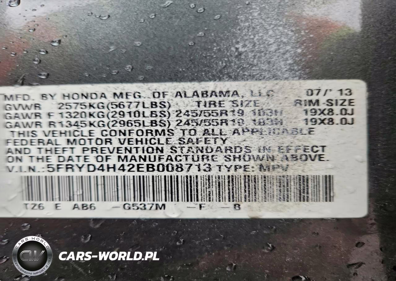 2014 Acura Mdx Technology VIN:5FRYD4H42EB008713 - 13