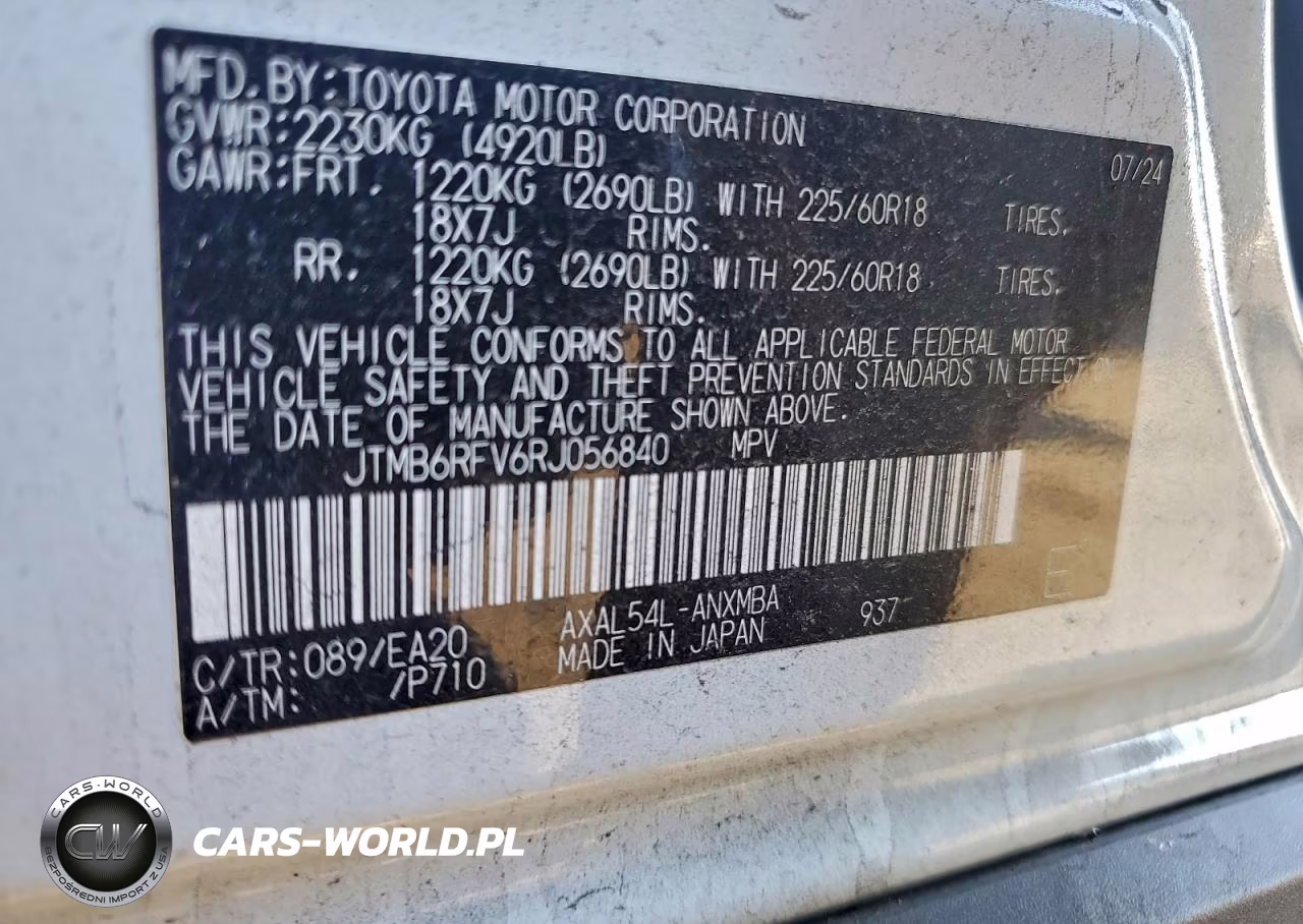2024 Toyota Rav4 Xle Premium VIN:JTMB6RFV6RJ056840 - 13