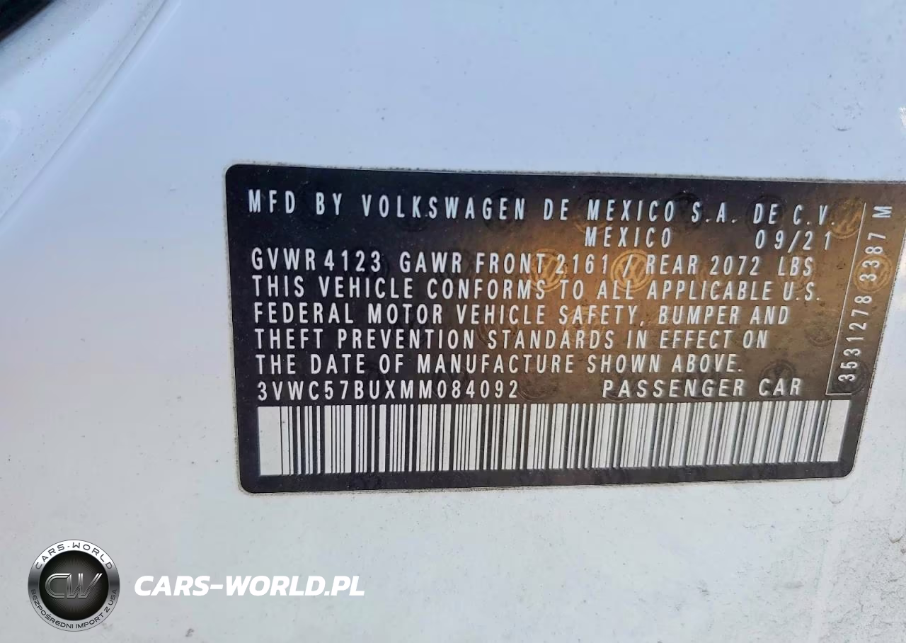 2021 Volkswagen Jetta S VIN:3VWC57BUXMM084092 - 12